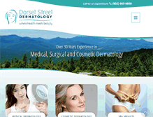 Tablet Screenshot of dorsetstreetdermatology.com